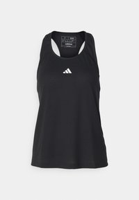 TRAIN ESSENTIALS MINIMAL BRANDING RACERBACK - Top - black