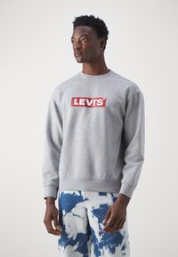 Levi's® RELAXED GRAPHIC CREW - Sudadera - mottled grey