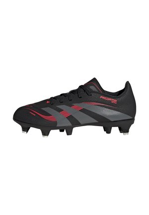 PREDATOR LEAGUE SOFT GROUND  - Scarpe da calcio con tacchetti - core black/grey four/lucid red