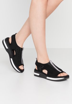 Rieker Sandales à plateforme - noir