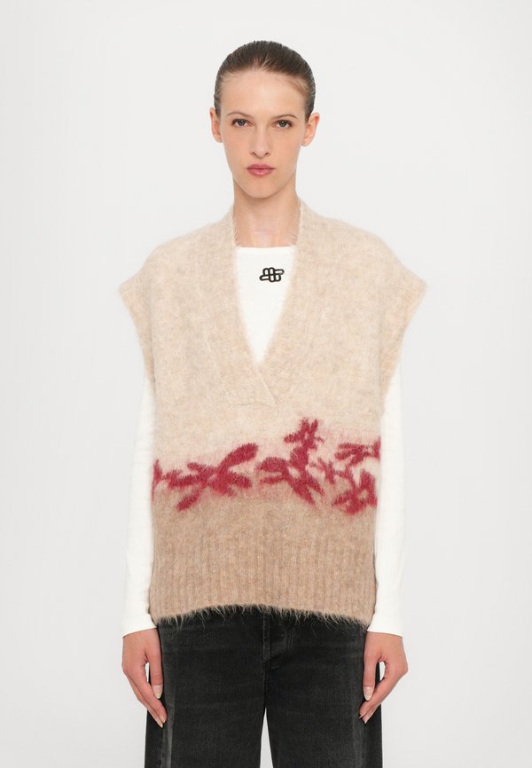 PURULIA - Waistcoat - beige