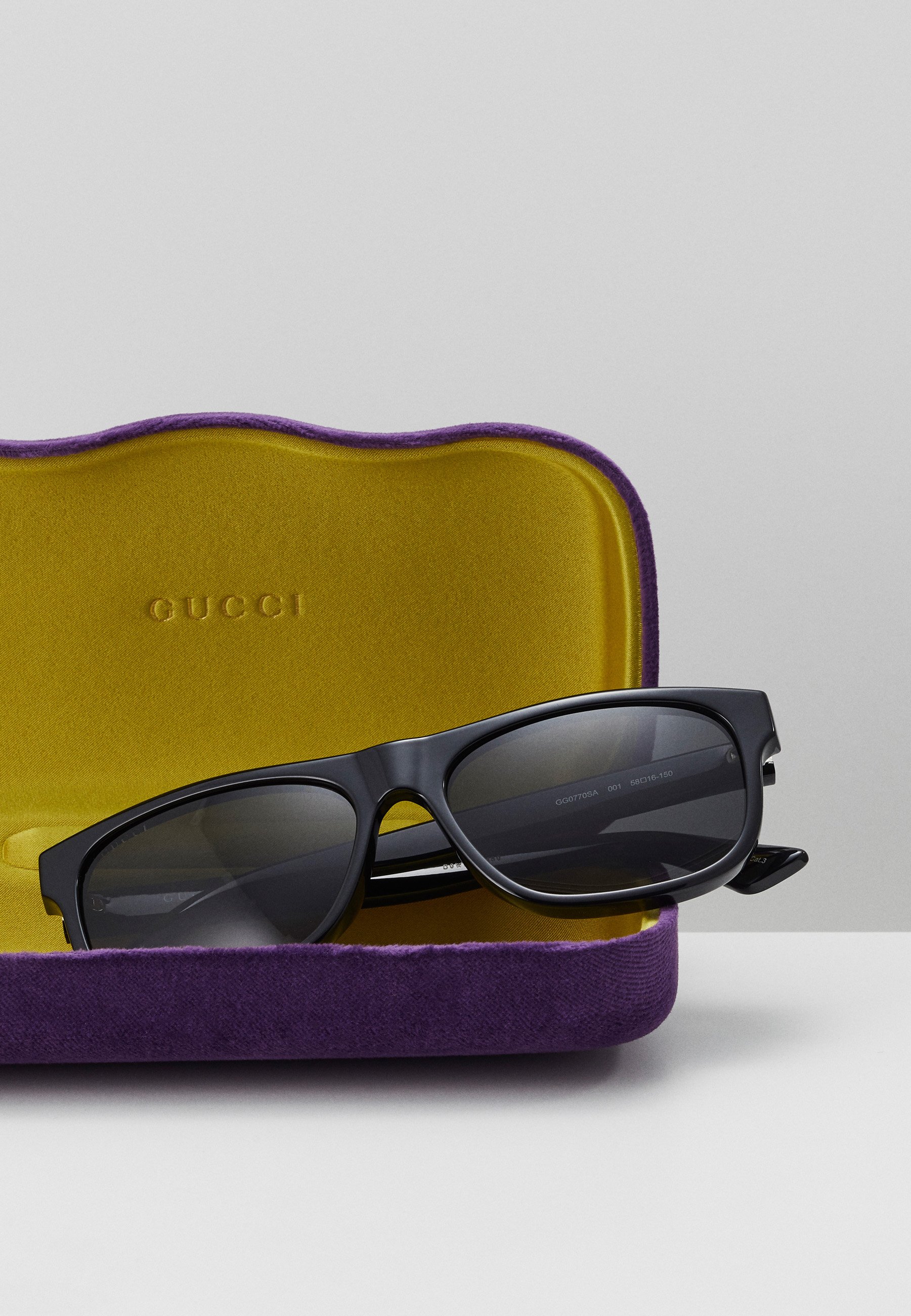 Gucci occhiali da sole Cat Eye glitter color oro - La Belle Epoque