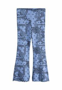Unselected, blue scarf print