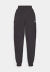 SMALL LOGO COMFORT HIGH WAIST SWEATPANTS - Calças de fato de treino - black