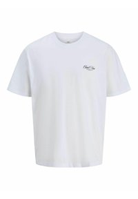 T-shirt med print - bright white