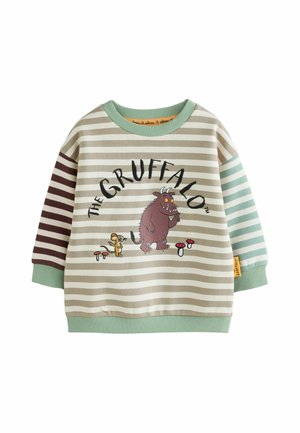 Next, GRUFFALO CREW NECK SWEAT TOP - Sweatshirt - ecru stripe