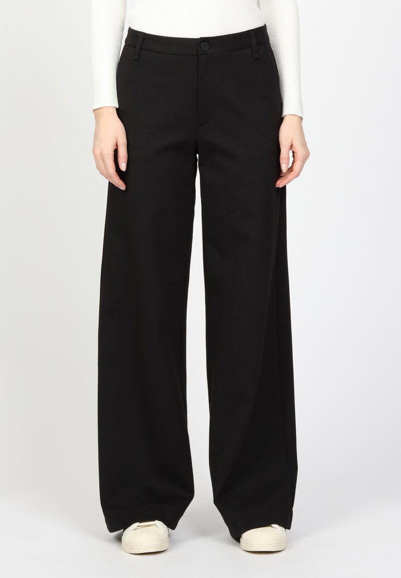 Gang Stoffhose - black