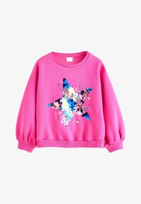 Ausgewählt, bright pink sequin star