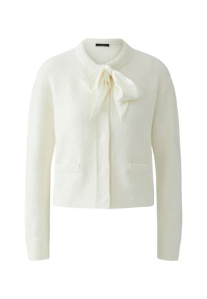 Oui, STRICKJACKE - Vest - creme