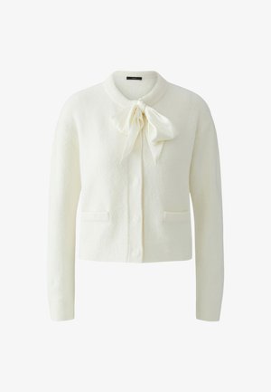Oui, STRICKJACKE - Vest - creme