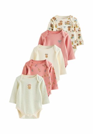 Next, LONG SLEEVE BABY BODYSUITS 5 PACK - Body - pink green hamish