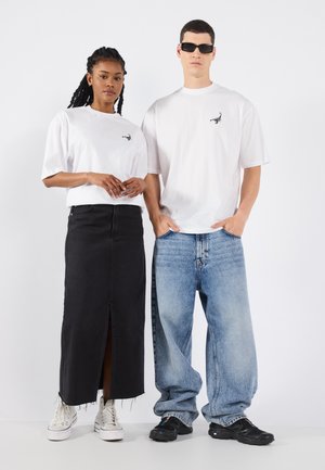 UNISEX 2 PACK - Print T-shirt - true black/bright white