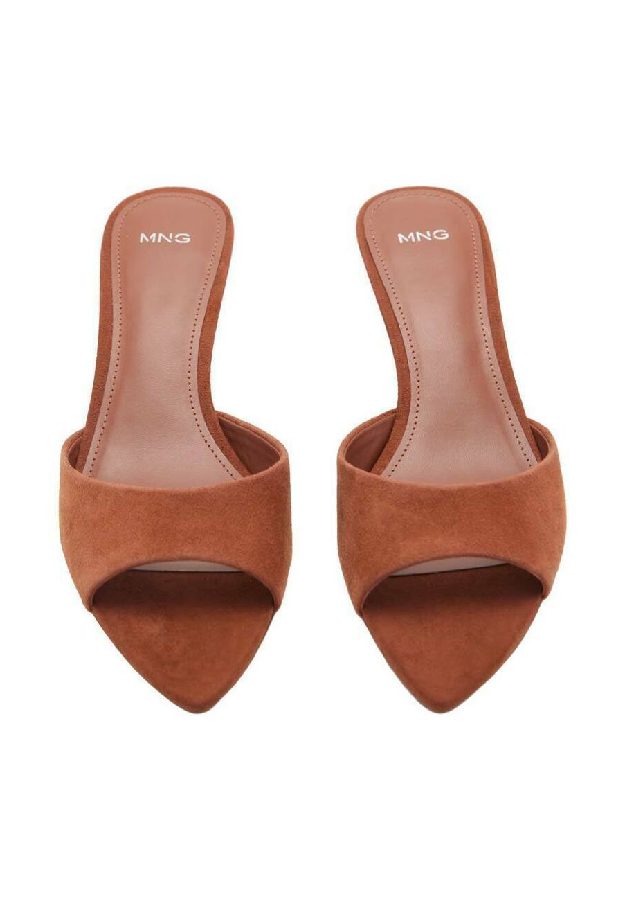 Mango Mules de tacón - brown/marrón - Zalando.es