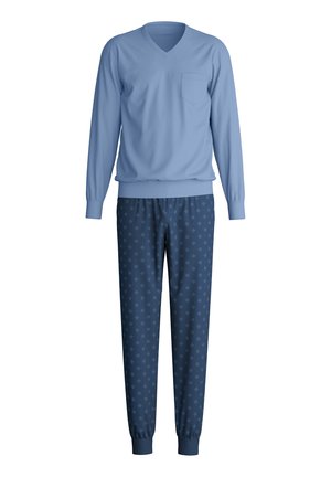 Calida, BÜNDCHEN-PYJAMA - Nachtwäsche Set - coronet blue