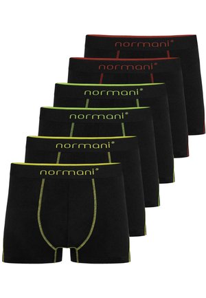 Normani 6 PACK - Kurze Boxershorts - gelb grün rot