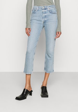 RILEY CROP - Straight leg jeans - shiver