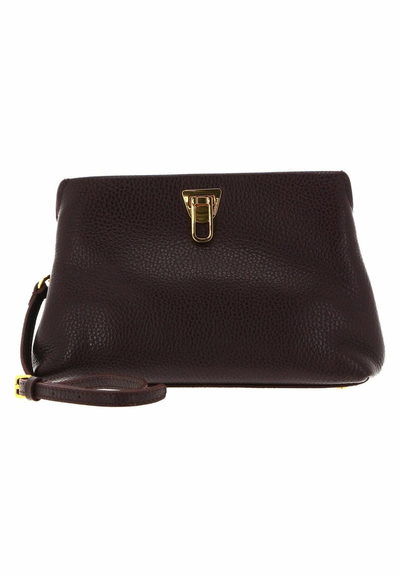 Coccinelle BEAT GRAINED Clutch darkbrown/dunkelbraun Zalando.at