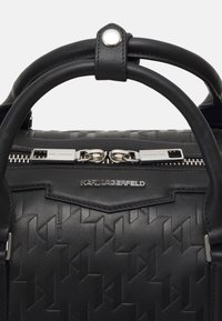 KARL LAGERFELD LOOM LEA UNISEX - Borsa da viaggio - black