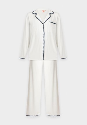 Eberjey, LONG - Комплект пижама - ivory/navy