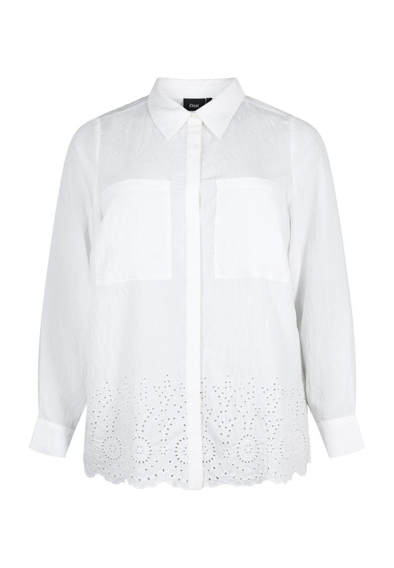 Zizzi Overhemdblouse wit