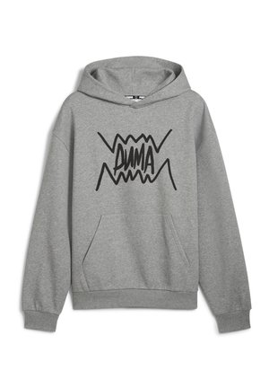 Puma JAWS CORE - Hættetrøje - medium gray heather
