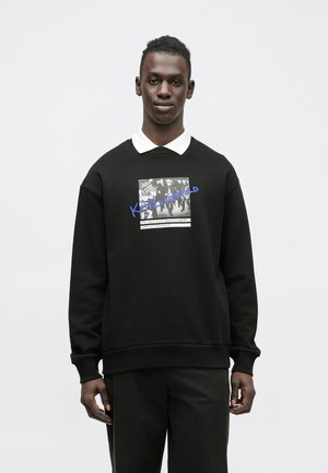 KARL LAGERFELD CREW NECK - Ikdienas džemperis - black