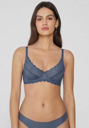 Triangle bra - blue