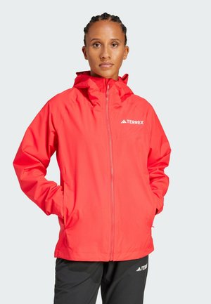 Adidas Terrex MULTI TWO-LAYER RAIN.RDY - Waterproof jacket - pure ruby