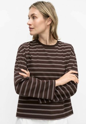 STOCKH LM Studio, TUA TOP - Langarmshirt - brown pink stri