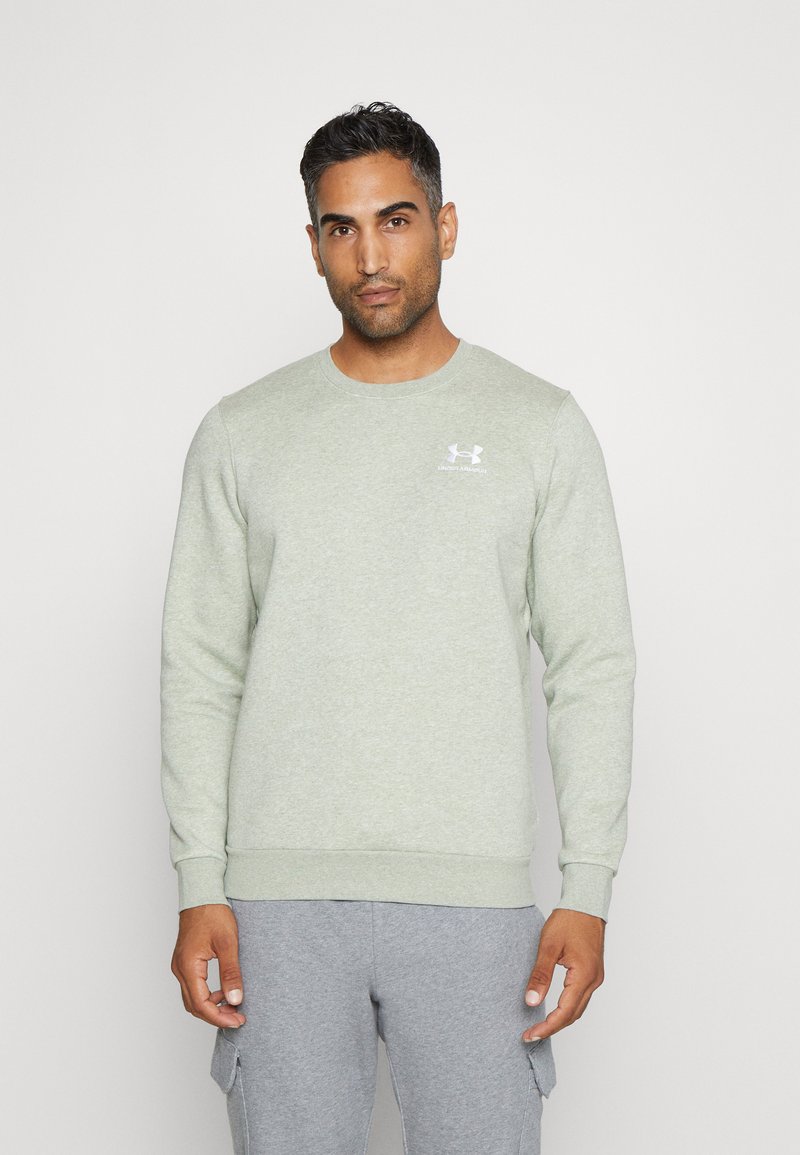 Under Armour ESSENTIAL CREW Sweater grove green/white/groen