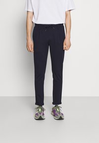 INDICODE JEANS EBERLEIN WITH ROLLED UP - Bukser - navy