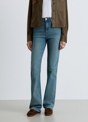 Calliope, JEAN TINTA UNITA - Jeans bootcut - blu denim sabbiato