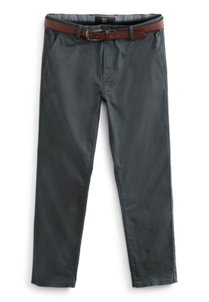 SLIM FIT PRINTED - Chino-püksid - charcoal grey