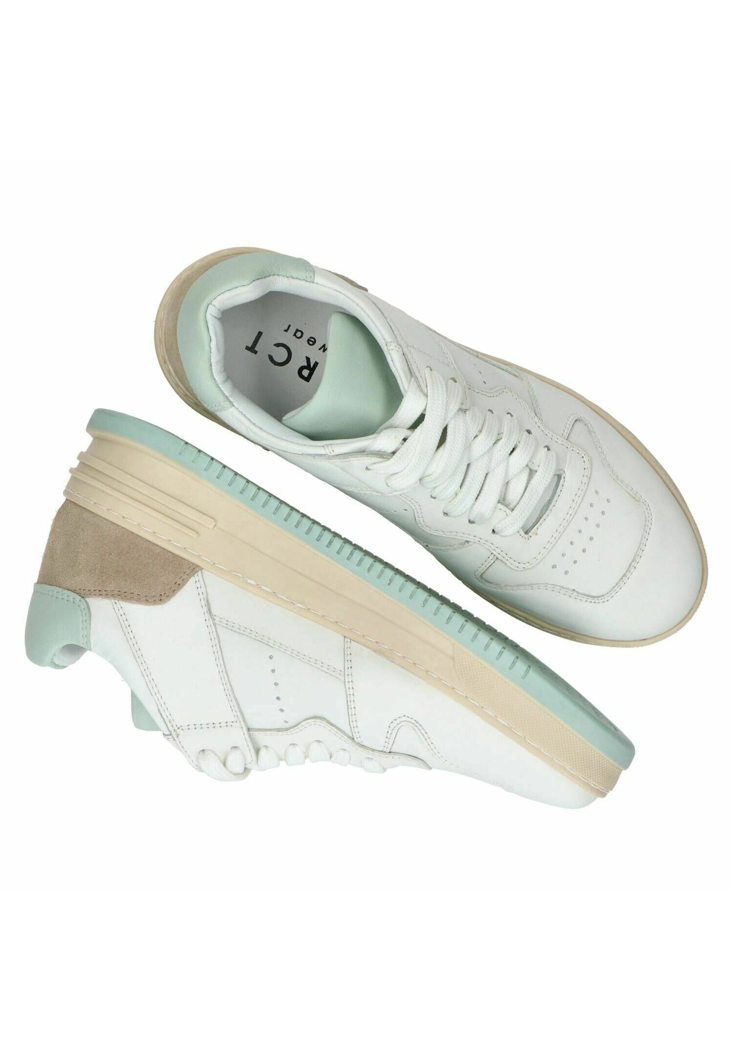 DSTRCT Sneakers laag - white mint wit/wit - Zalando.nl