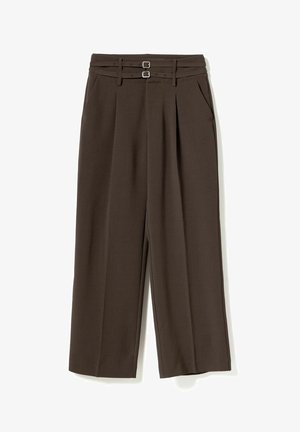 Noella, N-DARRYL HW PANTS - Pantaloni - chocolate