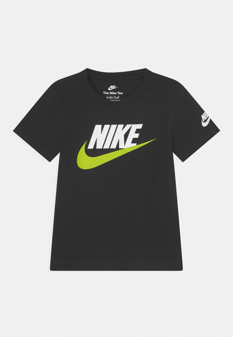 Nike Sportswear FUTURA EVERGREEN TEE UNISEX - T-shirt estampada - black/white