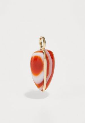 LARGE PEBBLE PENDANT  - Anhänger - red