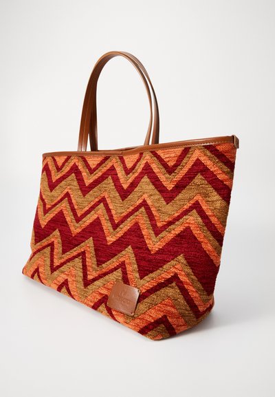 Missoni SHOPPING SMALL - Tote bag - tramonto/cuoio