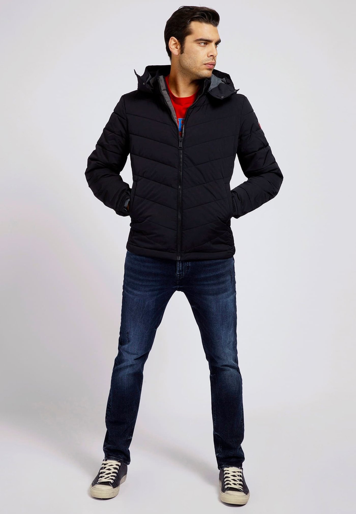 giacca invernale uomo guess