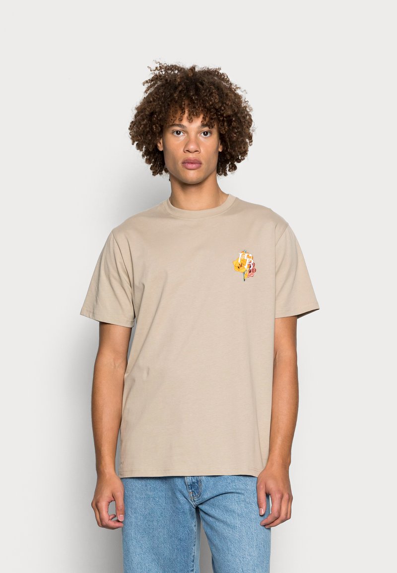 Woodbird JOON FLOW TEE - T-shirt básica - ecru