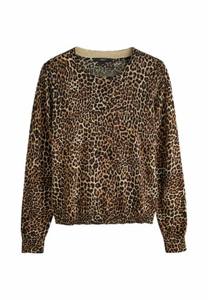 Next, REGULAR FIT - SOFT TOUCH LONG SLEEVE CREW NECK JUMPER . - Jersey de punto - animal
