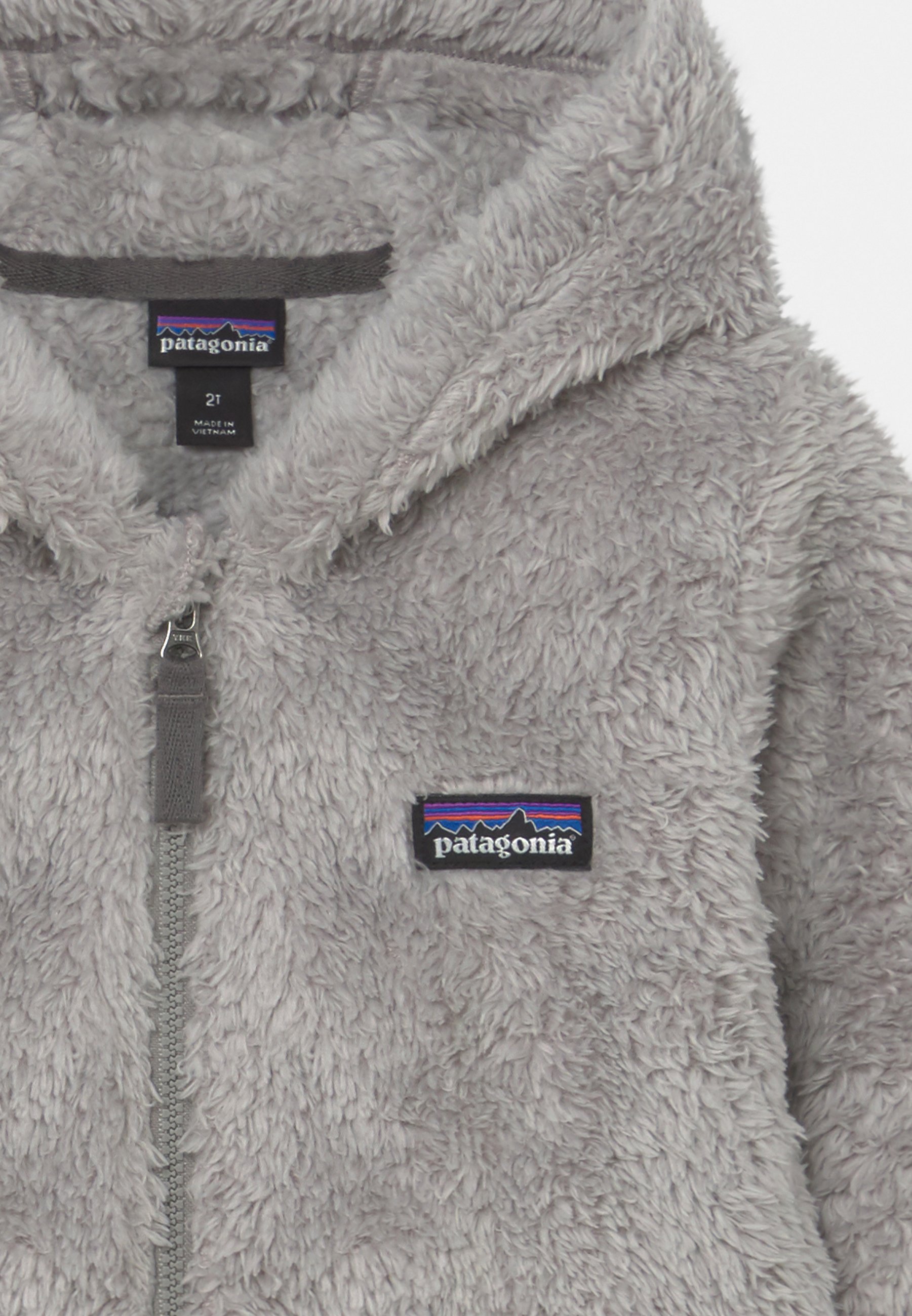 Patagonia Baby Furry Friends Hoody Salt Grey Jacket size 18M