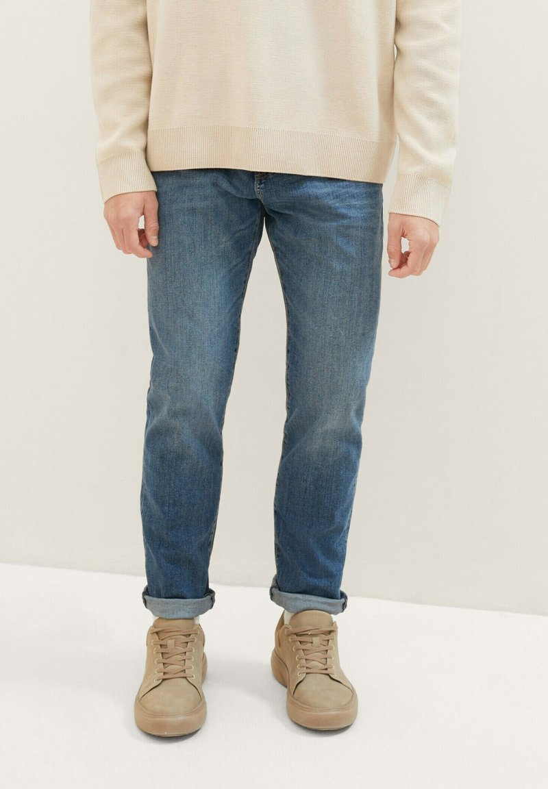TOM TAILOR - JOSH - Straight leg jeans - blue denim, Enlarge