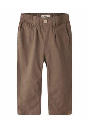 Lil' Atelier HOSE REGULAR FIT - Hlače - shitake