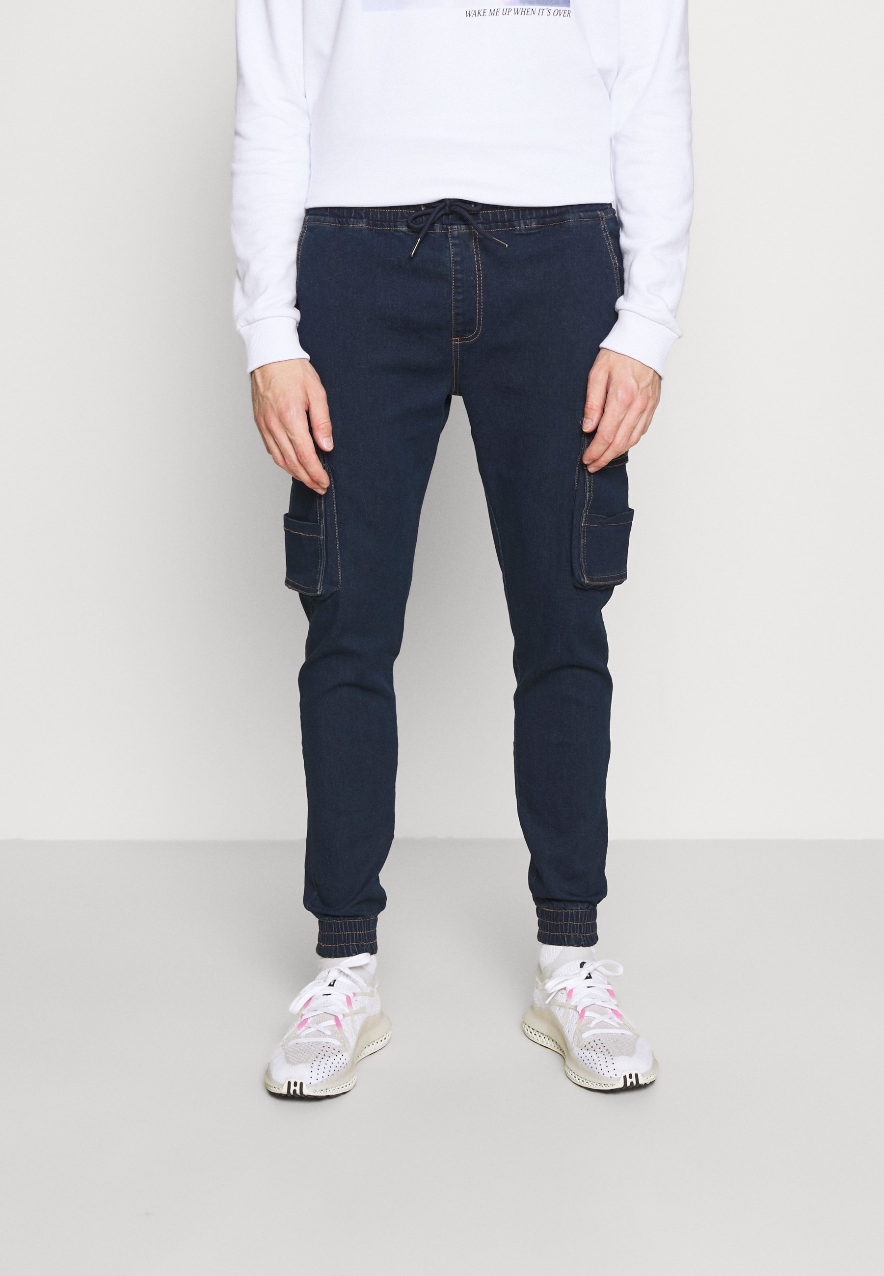 Denim Project JOGG CARGO - Jeans baggy - vintage blue/blu denim - Zalando.it