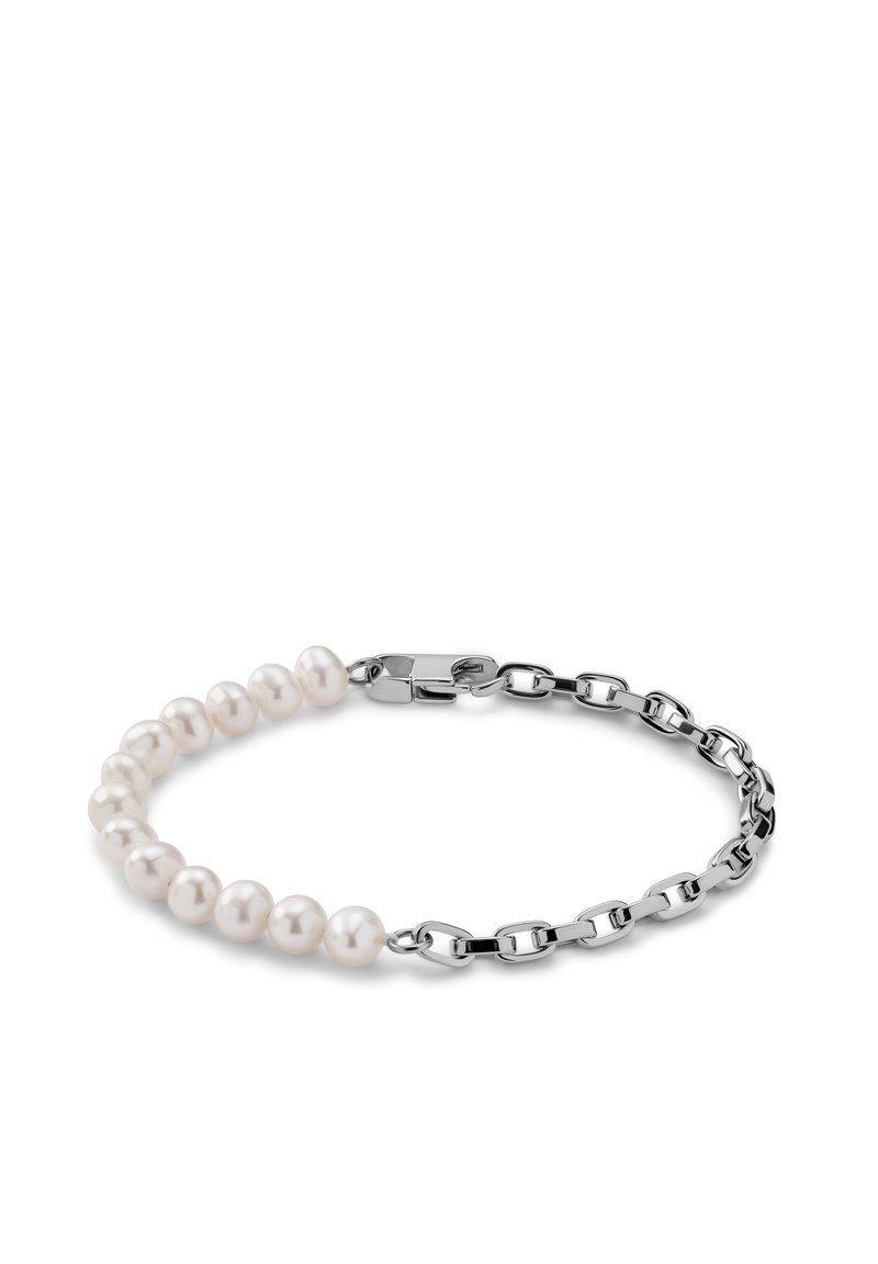 LUCLEON OCATA - Armbånd - steel white silver