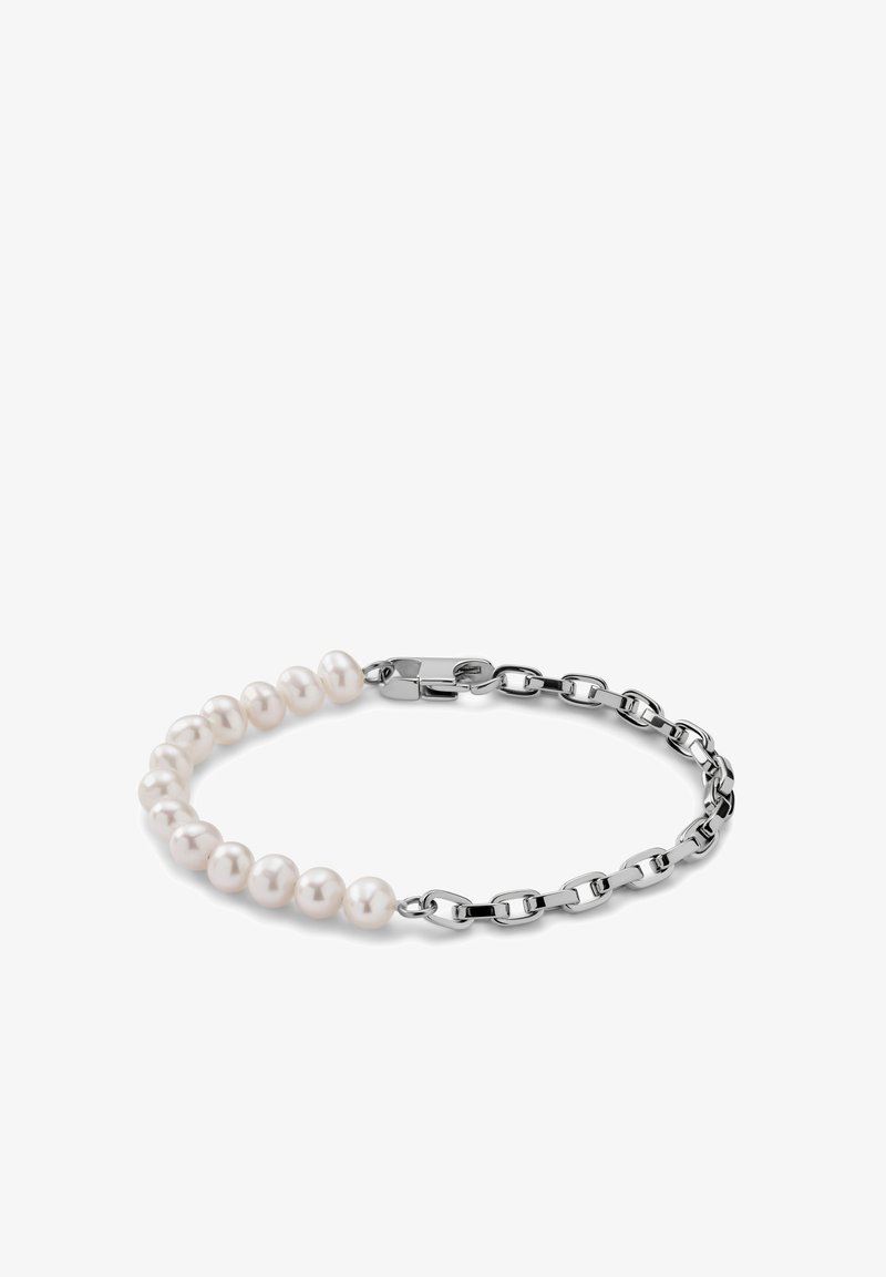 LUCLEON OCATA - Armbånd - steel white silver