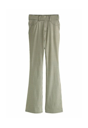 Blugi bootcut - neutral dogtooth