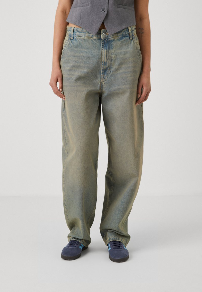ASTA-WIDE-PANTS - BLUE DENIM