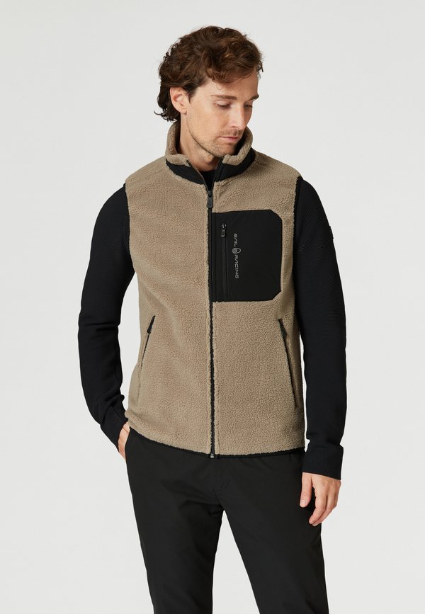 PILE HALF BOWMAN - Weste - sand